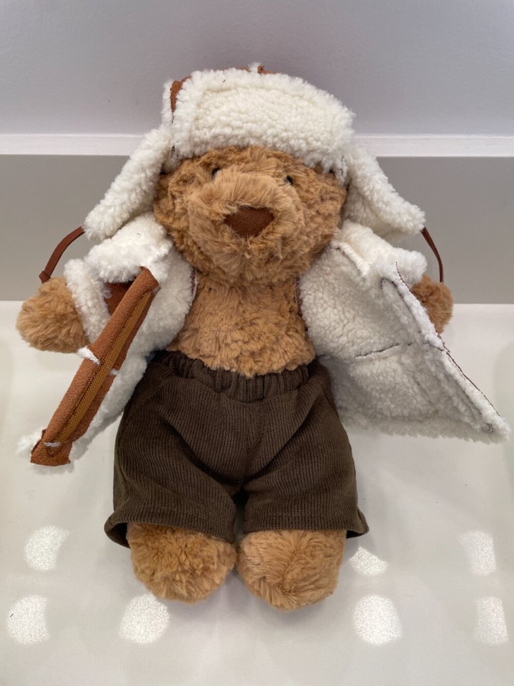 Jelly Cat Ski Club Bartholomew Bear in Alpine Outfit - Picture 5 of 5